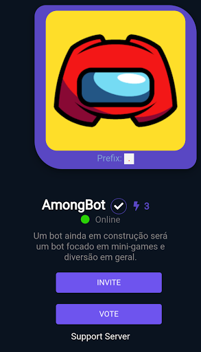 Discord Bots - Image screenshot of android app