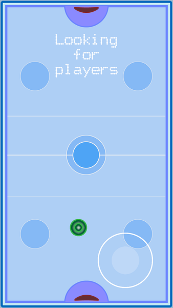 Air hockey online - Gameplay image of android game