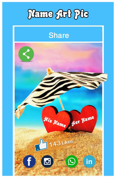 Name Art Pics - Name Maker & G - Image screenshot of android app