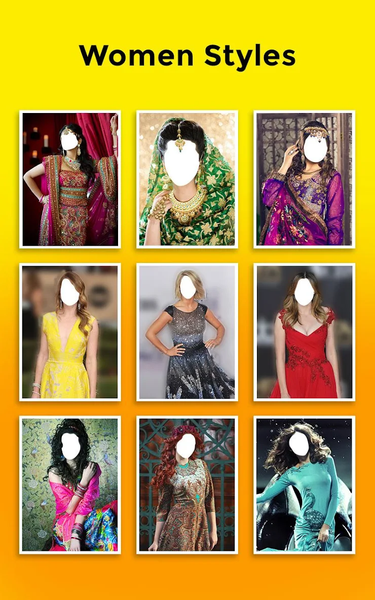 Girl Photo Suit Montage Styles - Image screenshot of android app