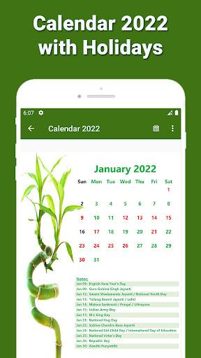 Calendar 2024 with Holidays - Image screenshot of android app