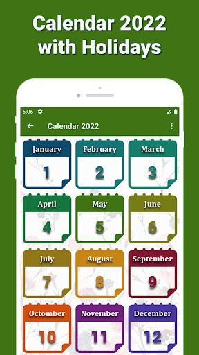Calendar 2024 with Holidays - Image screenshot of android app