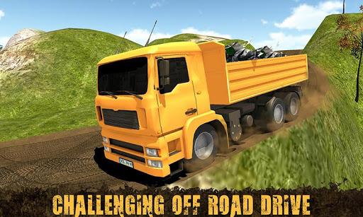 Up Hill Truck Driving Mania 3D - Gameplay image of android game