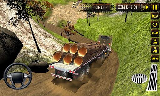 Up Hill Truck Driving Mania 3D - Gameplay image of android game