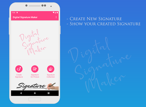 Digital Signature Maker - Image screenshot of android app