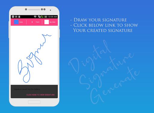 Digital Signature Maker - Image screenshot of android app