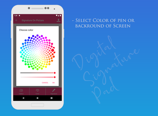 Digital Signature Maker - Image screenshot of android app