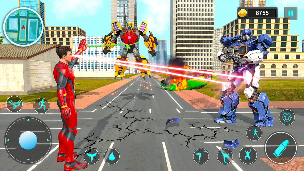 Steel Avenger: Iron Hero Games - عکس بازی موبایلی اندروید