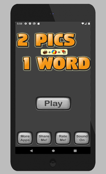۲ Pics ۱ Word - A Word Game - عکس برنامه موبایلی اندروید