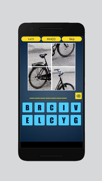 4 Pics 1 Word Gussing Game - Gameplay image of android game