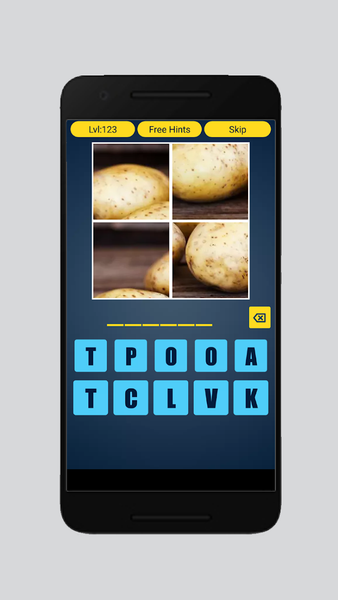 4 Pics 1 Word Gussing Game - Gameplay image of android game