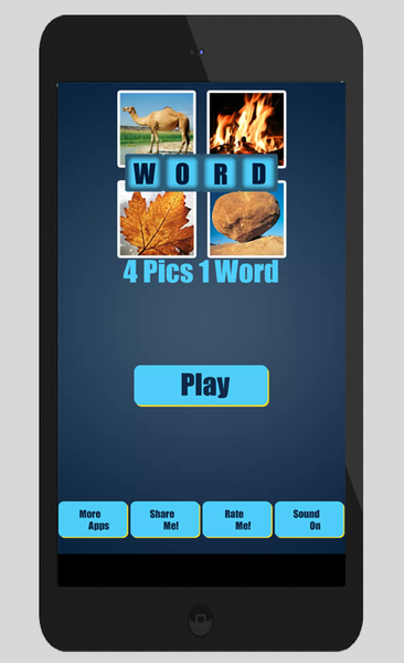 4 Pics 1 Word Gussing Game - Gameplay image of android game