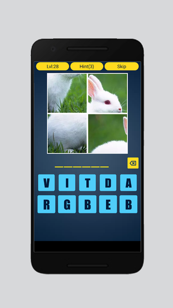 4 Pics 1 Word Gussing Game - Gameplay image of android game