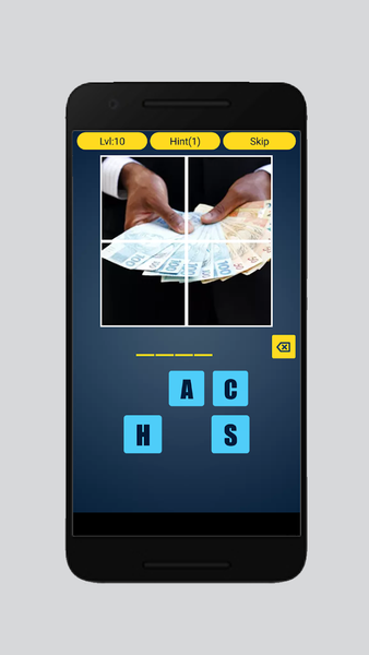4 Pics 1 Word Gussing Game - Gameplay image of android game