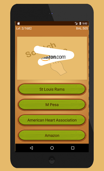 Brand Logo Quiz - Gameplay image of android game