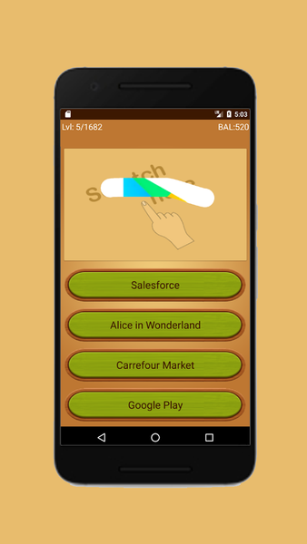 Brand Logo Quiz - Gameplay image of android game