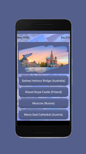 Guess the place name - Gameplay image of android game