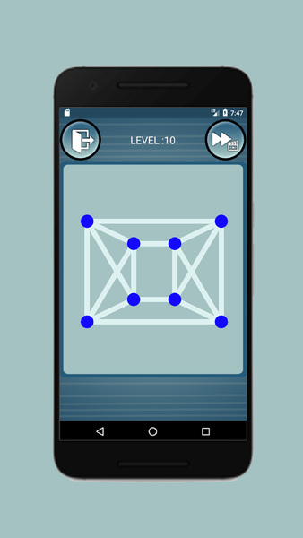 One Touch Draw Line - Gameplay image of android game