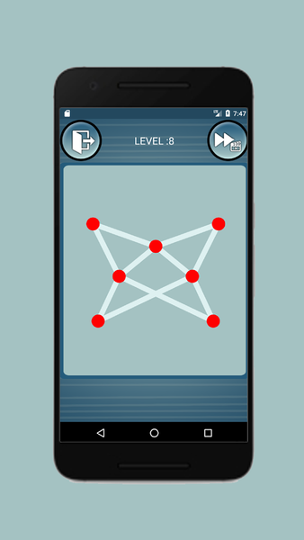 One Touch Draw Line - Gameplay image of android game