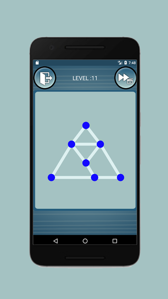 One Touch Draw Line - Gameplay image of android game