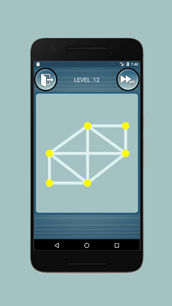 One Touch Draw Line - Gameplay image of android game