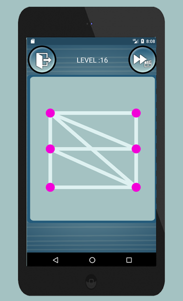 One Touch Draw Line - Gameplay image of android game