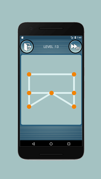 One Touch Draw Line - Gameplay image of android game