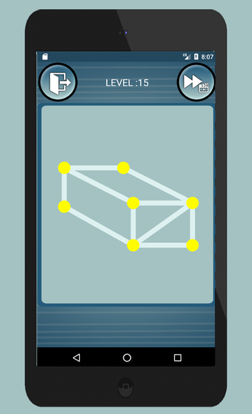 One Touch Draw Line - Gameplay image of android game