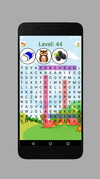 Picture Word Search Game - Gameplay image of android game