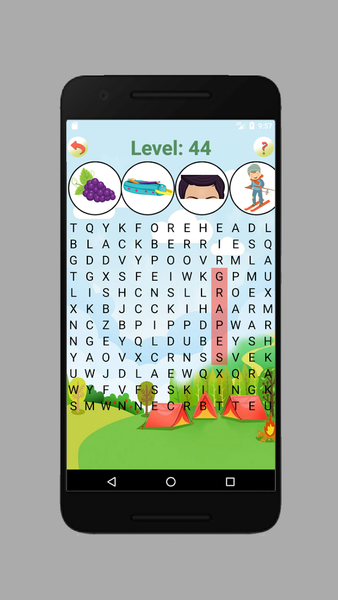Picture Word Search Game - Gameplay image of android game