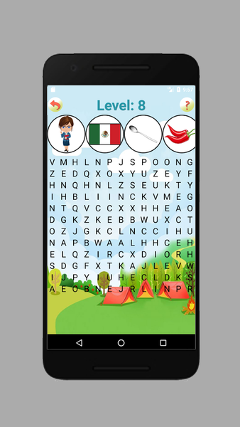 Picture Word Search Game - Gameplay image of android game