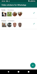 Video stickers for WhatsApp - Image screenshot of android app