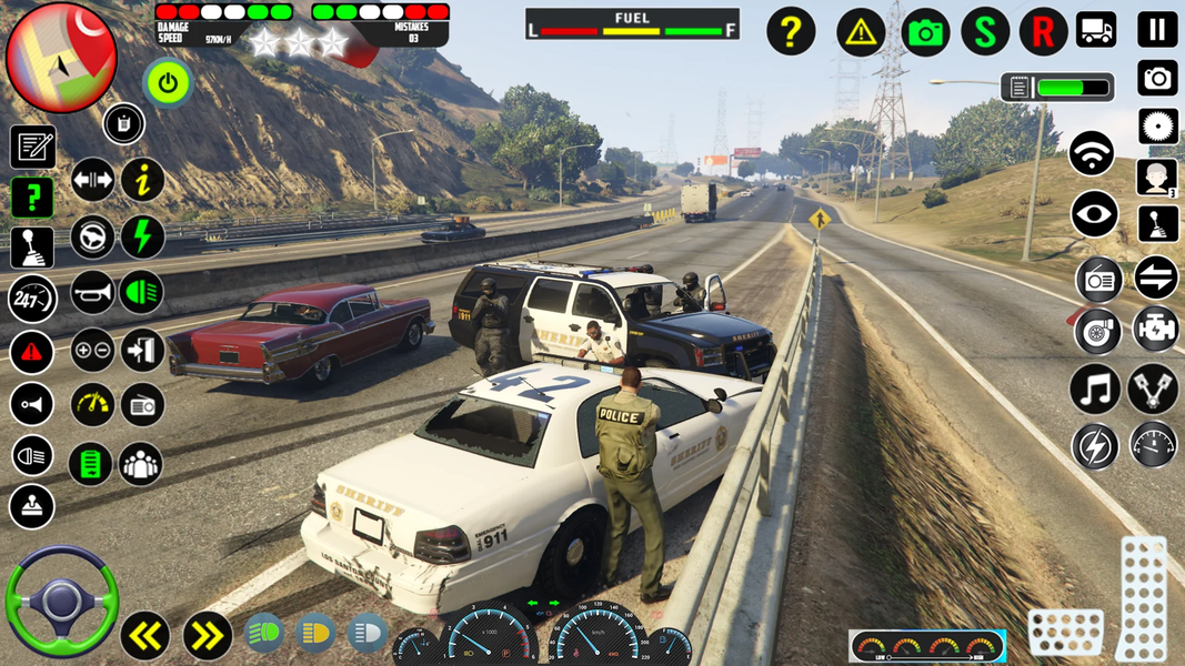 US Police Simulator Cop Driver - Gameplay image of android game