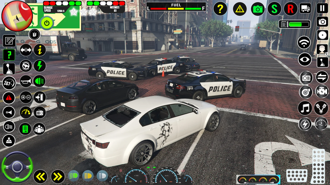 US Police Simulator Cop Driver - Gameplay image of android game