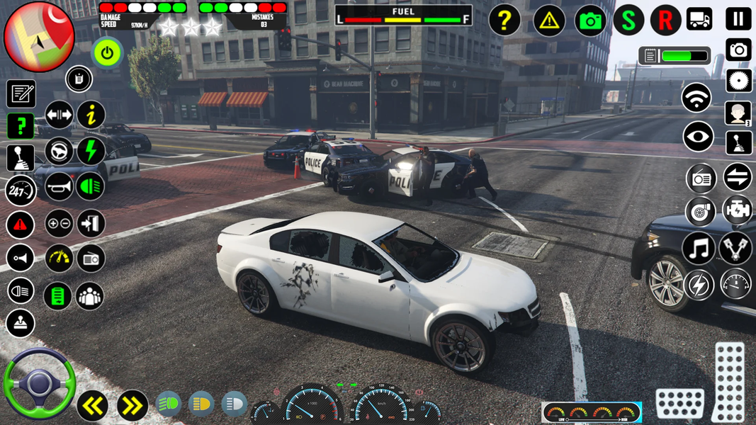 US Police Simulator Cop Driver - Gameplay image of android game