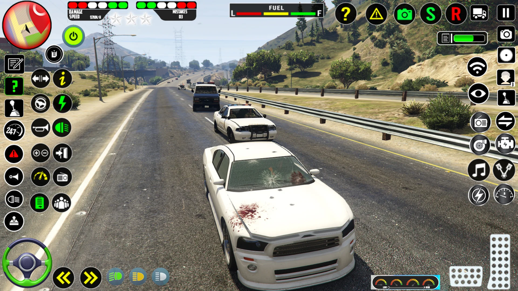 US Police Simulator Cop Driver - Gameplay image of android game