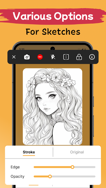 Sketch Drawing: Sketch To Draw - عکس برنامه موبایلی اندروید