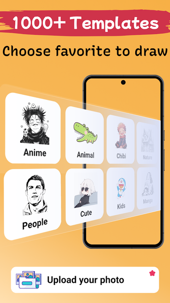 Sketch Drawing: Sketch To Draw - عکس برنامه موبایلی اندروید
