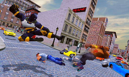 Grand Panther Flying Superhero City Battle - عکس بازی موبایلی اندروید