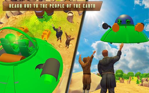 Green Alien ۳D Simulator - عکس بازی موبایلی اندروید