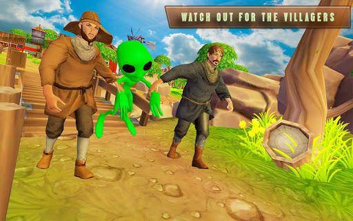 Green Alien ۳D Simulator - عکس بازی موبایلی اندروید