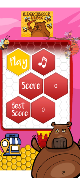 Boomerang Bear - Gameplay image of android game