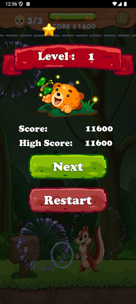 Bubble Pet Adventure - Gameplay image of android game