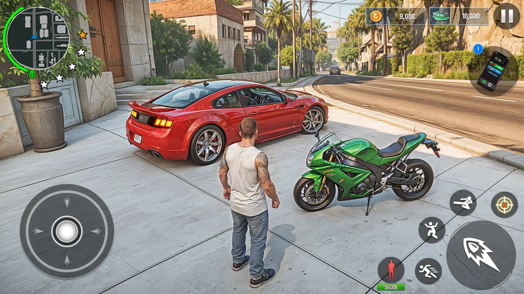 Gangster Grand City Mafia Game - Gameplay image of android game