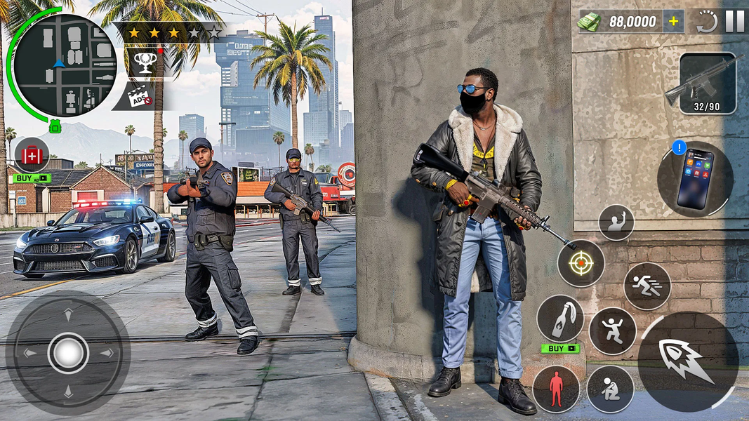 Gangster Game City Mafia Crime - عکس بازی موبایلی اندروید