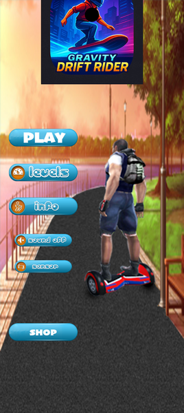Gravity Drift Rider - عکس بازی موبایلی اندروید