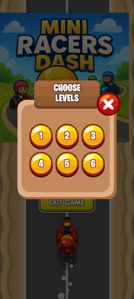 Mini Racers Dash - Gameplay image of android game