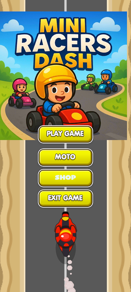 Mini Racers Dash - Gameplay image of android game