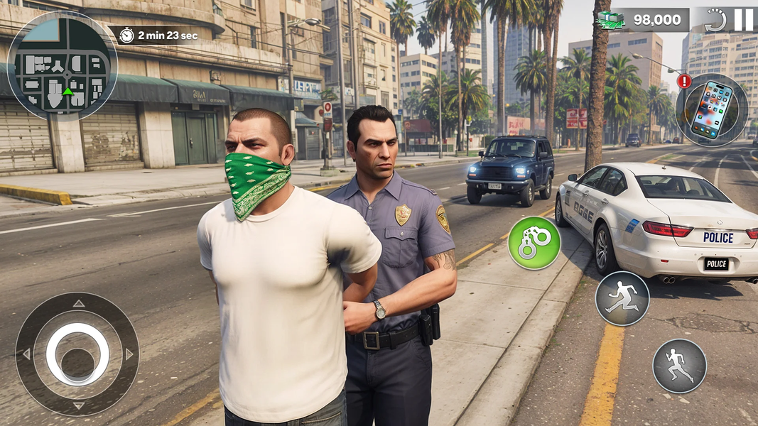 Real Police Car Chase Cop Game - عکس بازی موبایلی اندروید