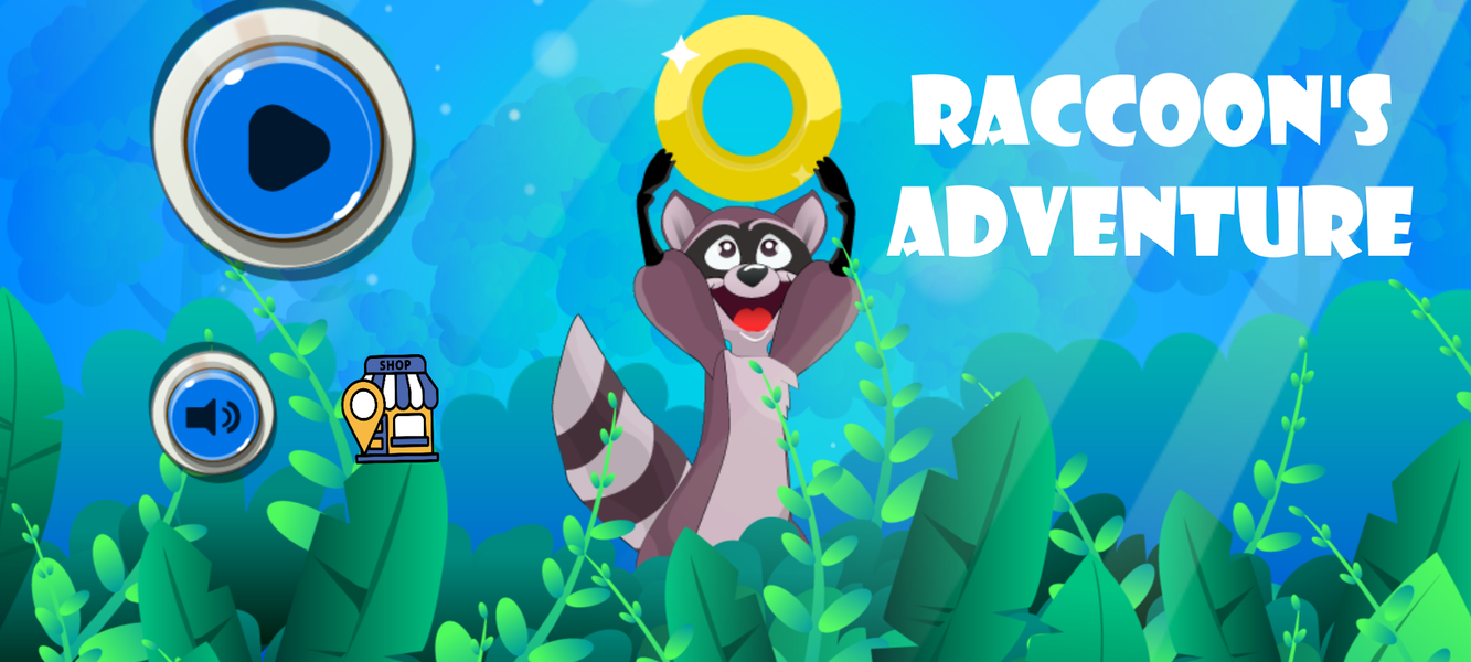 Raccoon Adventure - Gameplay image of android game